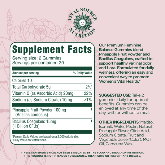 Feminine Balance Gummies