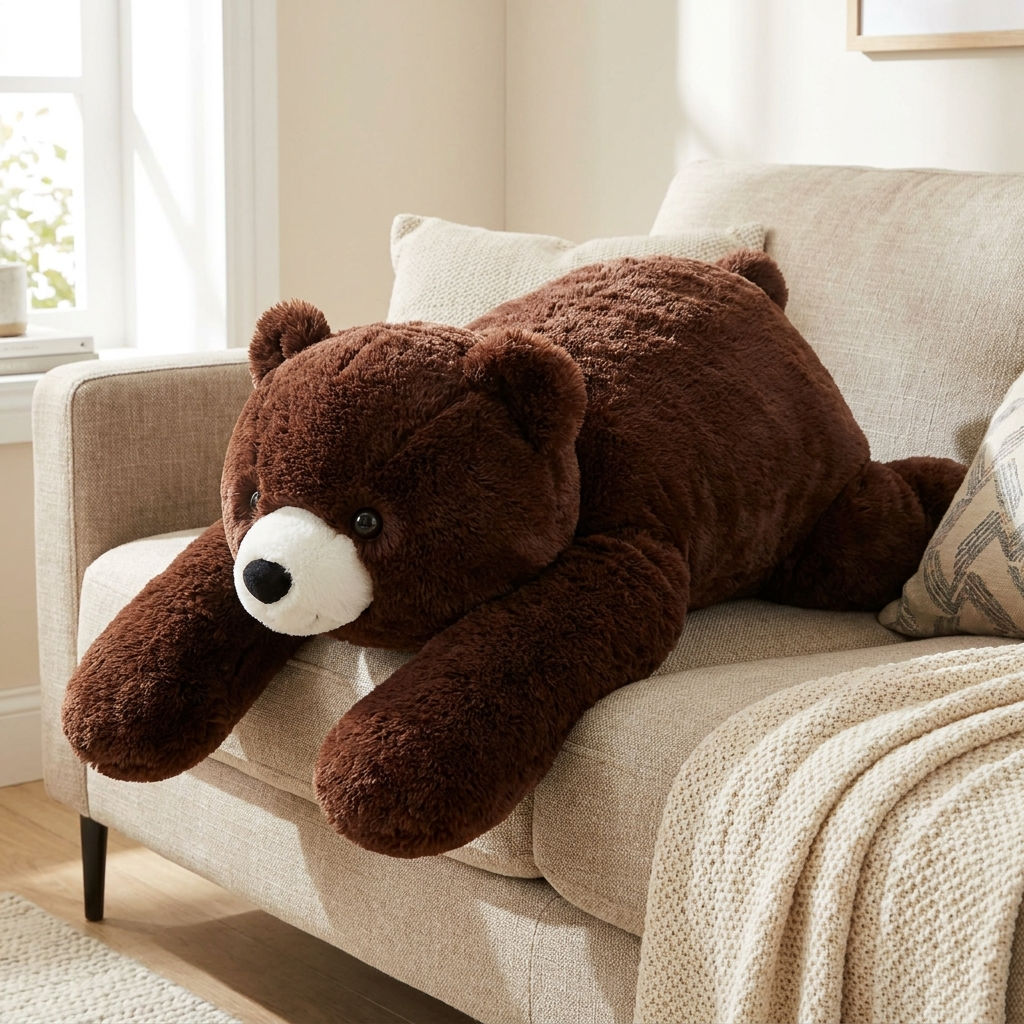 Giant Brown Bear Plush