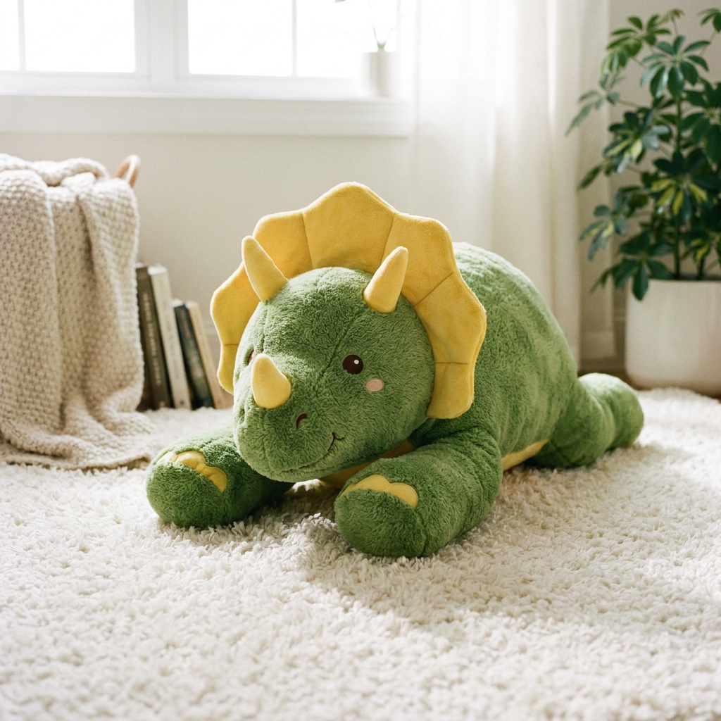 Giant Triceratops Plush