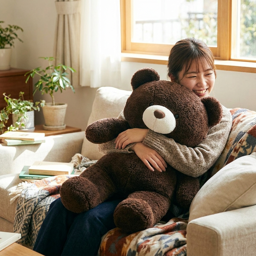 Giant Brown Bear Plush